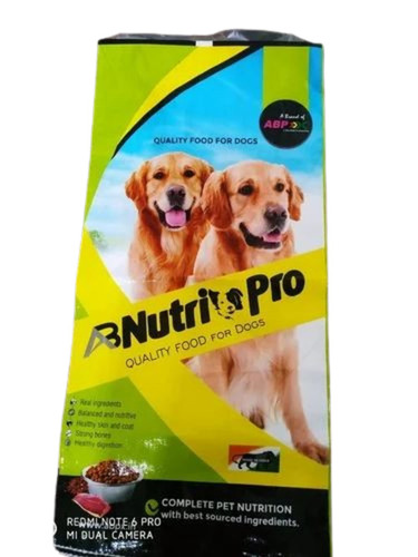 Pet Food Packaging Pouches - Plastic Material, Multi Color Printed Design | Durable and Attractive Pet Food Packaging Solution