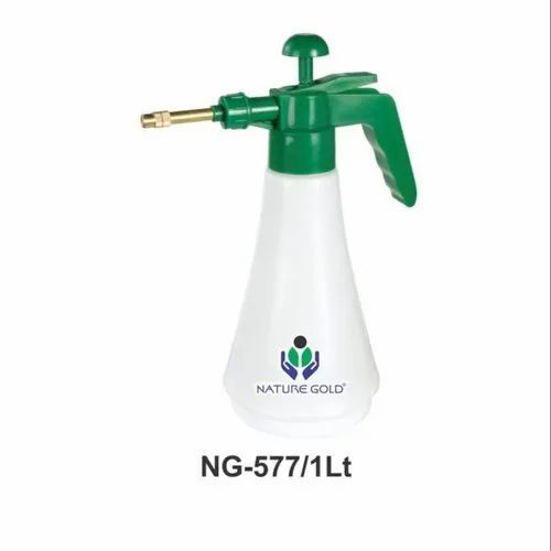 Pressure Sprayer - MANUAL, 1 LTR Tank Capacity, White | Durable Design for Industrial Applications
