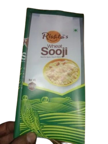 Sooji Packaging Pouch - Plastic Material, Multi Color Printed Design | Versatile Usage for Efficient Storage and Display