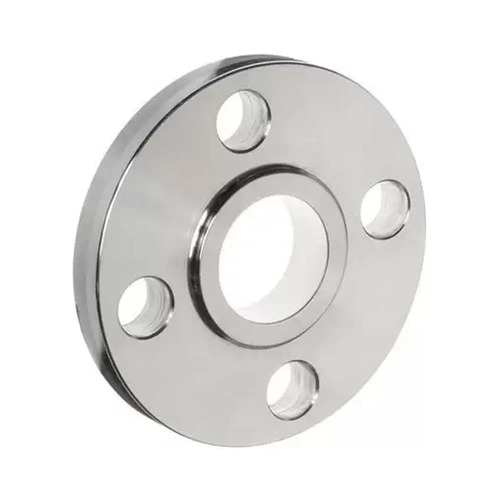 Stainless Steel Slip-On Flanges - Rust-Free, Round Shape | High Strength, Corrosion Resistant, Durable, Silver Finish