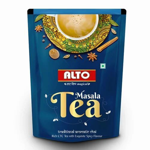 Tea Packaging Pouch - Printed Plastic Material | Ideal for Preserving Aroma and Freshness in Tea Packaging