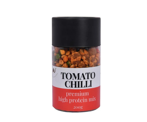 Tomato Chilli High Protein Spicy Mixture Namkeen - Crispy Texture, Salty And Spicy Taste | Vegetarian, Delicious Fusion Snack