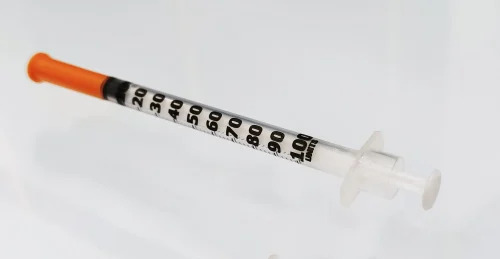 U 100 Insulin Syringes - Disposable Single Use, Ideal for Hospital and Clinic Applications | Durable, User-Friendly, Sterile Packaging