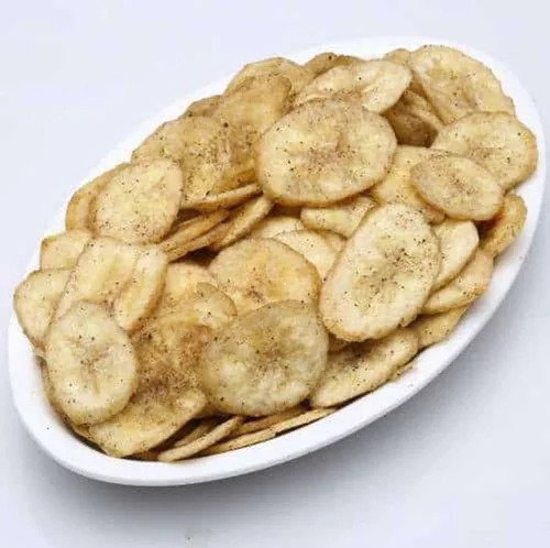 Yellow Banana Chips - Vegetarian Crispy Snack | Sweet Flavor, Delicious Taste, Perfectly Crunchy Treat