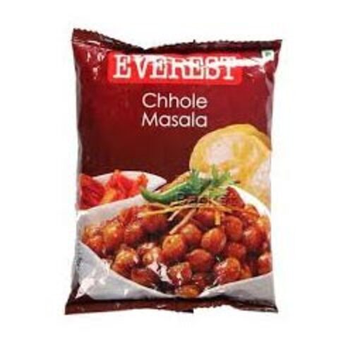 Chhole Masala Packaging Pouch - Plastic Material , Multi Color Printed Design with Versatile Usage and Application