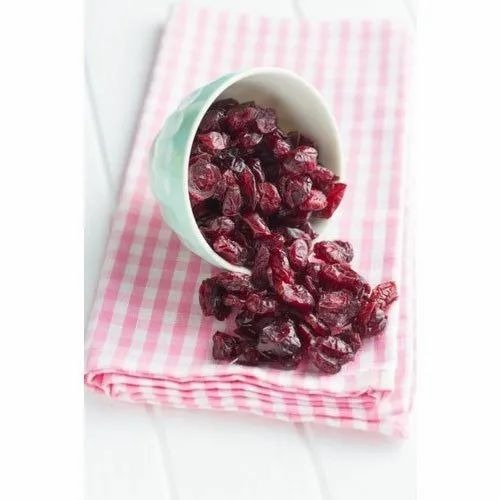 Dehydrated Cranberries - 20 Kg PP Bag | Organic, Grade A, Red Color, 18 Months Shelf Life, Keep in Cool Dry Place