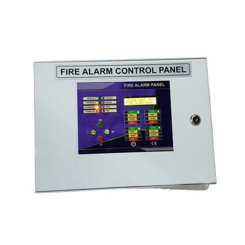 Fire Alarm Control Panel - Metal 2/4/8/12/16/32 Zones Available | Corrosion Resistant Rust Free Suitable for Industrial Applications Ideal for Malls and Hospitals Electric Power Source