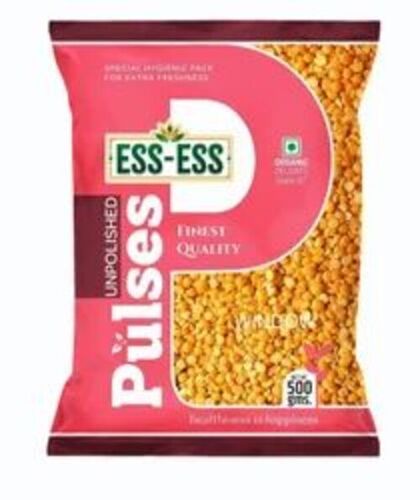 Pulses Packaging Pouch - PET (Polyester) Material, 8x12 Inches Size, Glossy Surface Finish, Rotogravure Printed Design, Single Layer Lamination