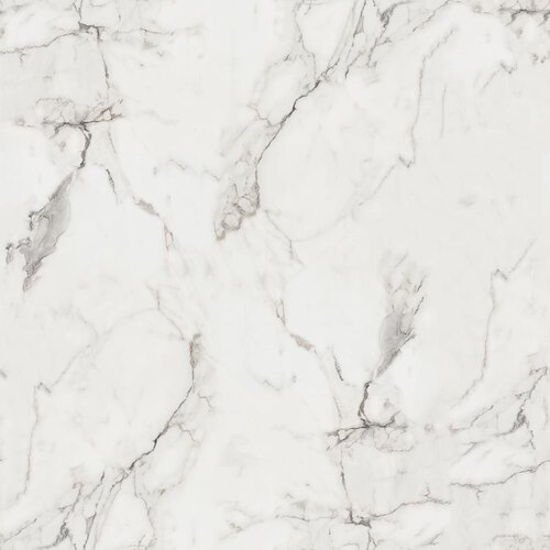 Pvc Marble Laminate Sheet - Color: White