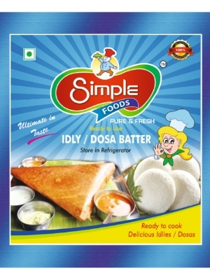 Ready Mix Idli Dosa Batter - Additional Ingredient: Rice