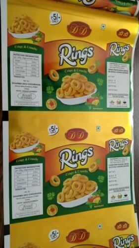 Snack Food Packaging Pouches - Plastic Material , Printed Pattern for Enhanced Visual Appeal and Versatile Usage in Snack Food Industry