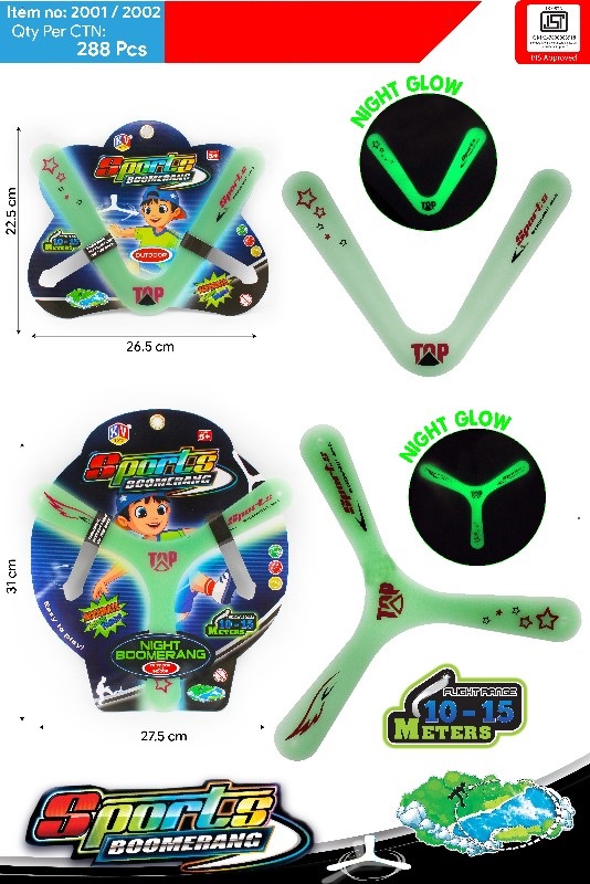 2001/2002 Sports Night Glow Boomerang