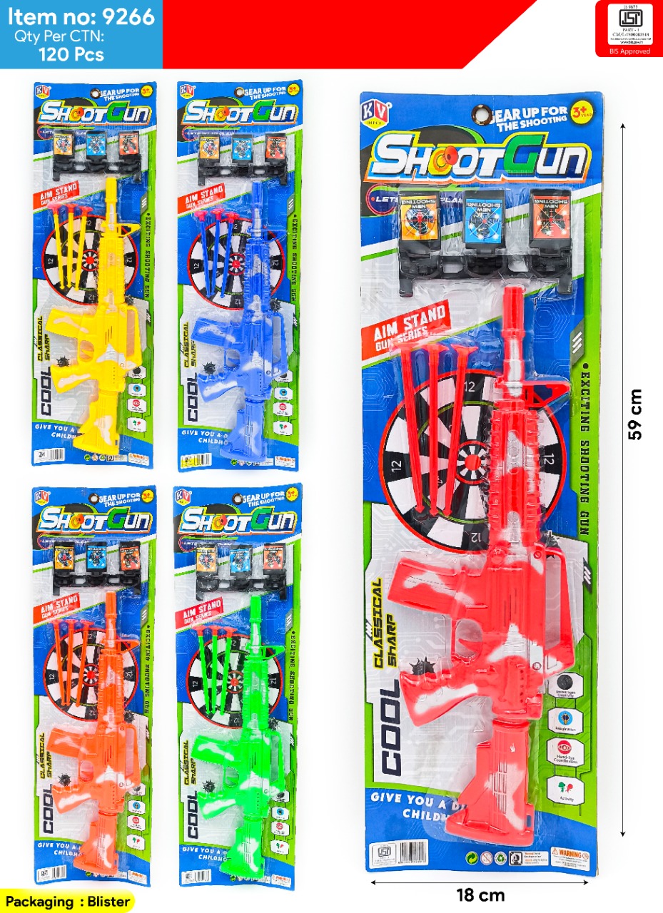 9266 Shoot Gun With 5 Colours