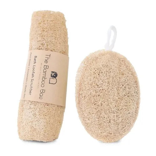 Bath Sponge Loofah - Natural Eco-friendly Material, 10 Grams | Gently Exfoliates, Improves Circulation, Durable for Regular Use