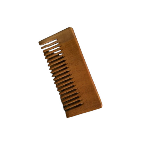 Detangling Neem Wood Comb - Natural Eco-Friendly Material | Gently Detangles Hair, Anti-Bacterial Properties, Smooth Polished Teeth