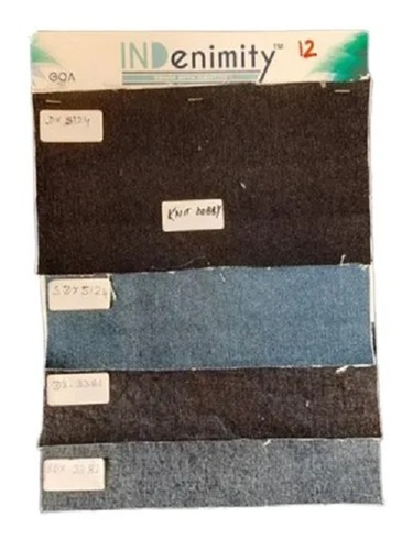 Dobby Stretch Denim Fabric - Washable Shrink Resistant Various Colors | Ideal for Textile Industry Applications