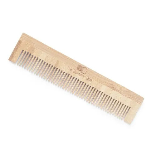 Eco Friendly Wooden Comb - Handmade, 13cm Long, Brown Color | Straight Design, Eco-Conscious Materials