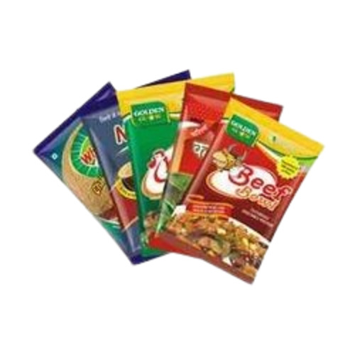 Laminated Printed Pouch Bag - Plastic Material, Multi Color Design | Versatile Packaging Solution for Various Applications