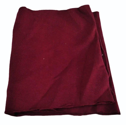 Maroon Drill Cotton Fabric - Washable, Shrink Resistant | Plain Texture, Ideal For Textile Industry