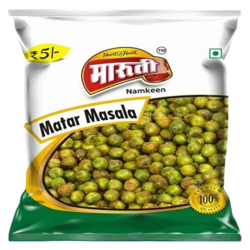 Matar Masala Namkeen - Food Grade, Soft Texture Snack | Easy To Digest, Salty and Tasty, 3 Months Shelf Life