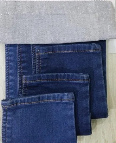 Plain Denim Fabric 10051 - Washable, Shrink Resistant, Plain Texture | Various Colors, Ideal for Textile Industry