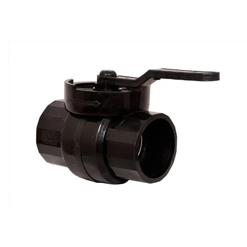 Plastic Top Entry Ball Valve - Plastic, Size: 1' to 3', Color: Black | Industrial Use, High Pressure, Suitable for Water Pipe Fitting