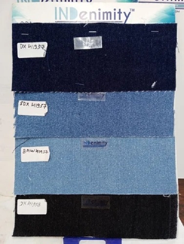 Prewashed Lycra Denim Fabrics - Washable, Shrink Resistant | Various Colors, Plain Pattern for Textile Industry