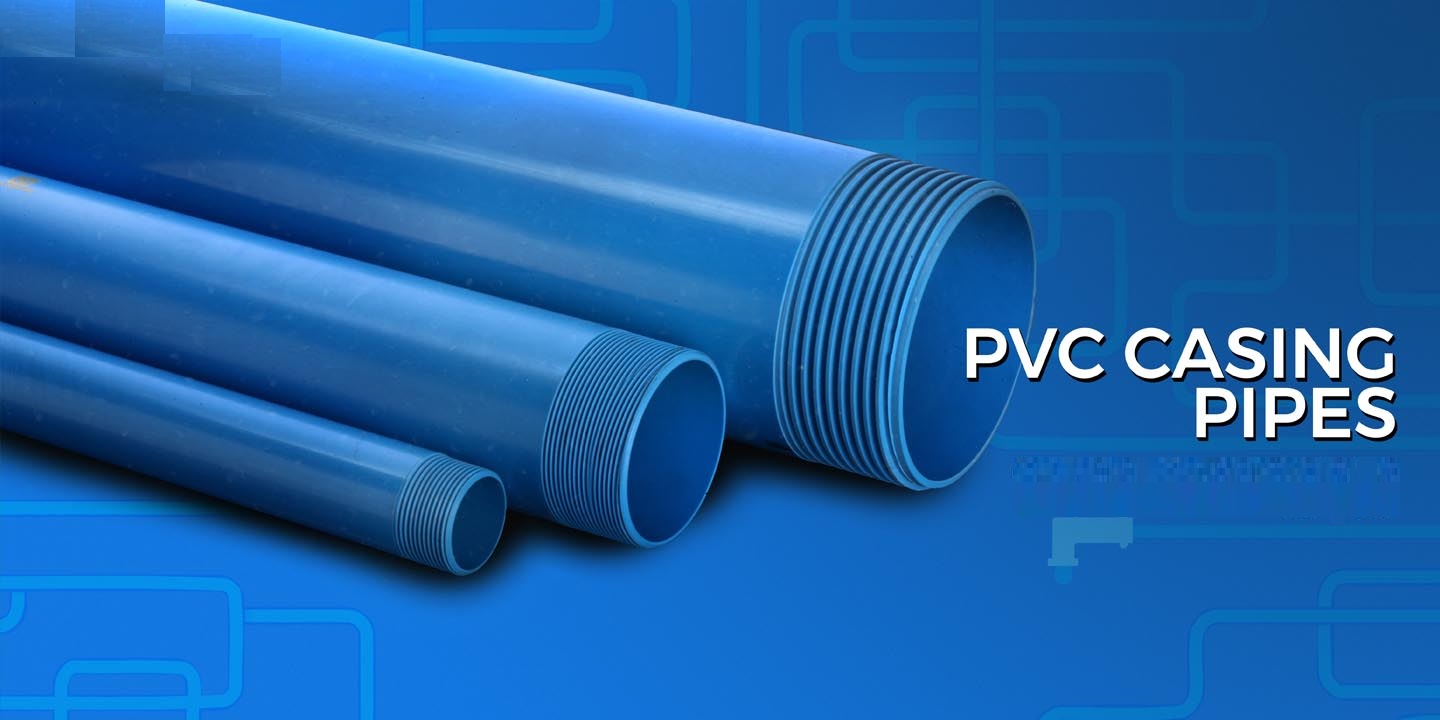 PVC Casing Blue Pipes