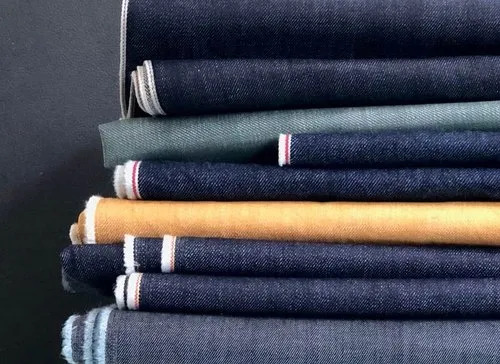 Prewash Plain Denim Fabric - Washable, Shrink Resistant, Various Colors | Ideal for Textile Industry