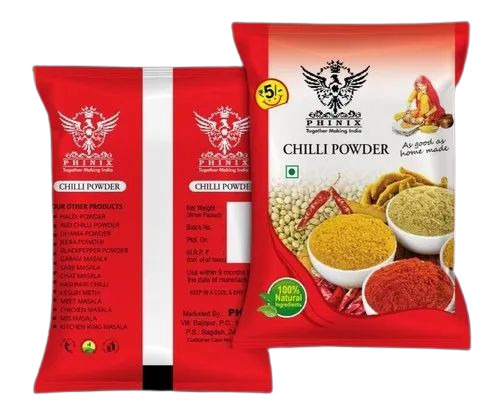 Red Chilli Powder - Plastic Packaging Pouch | Printed Design Durable Material