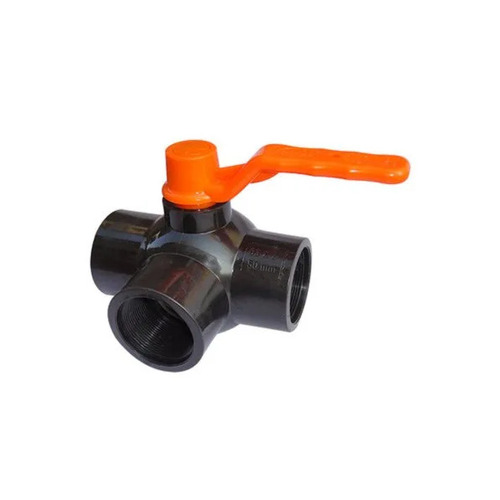 Three Way PVC Ball Valve