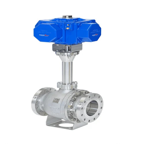 Trunnion Mounted Cryogenic Ball Valve - Color: Silver