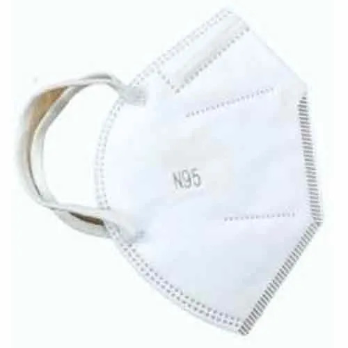 White N95 Reusable Face Mask - 5 Layer Design, Earloop Style, Suitable for All Ages, Durable Material, Ideal for Personal Use