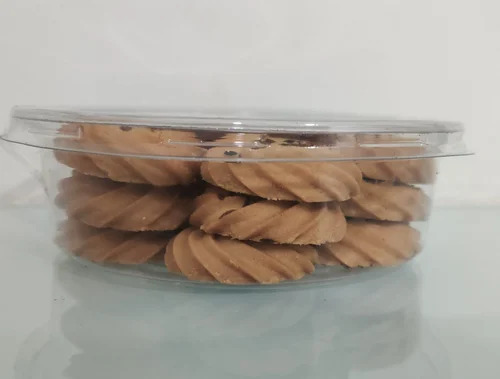 Butter Cookies - 180gm Box , Sweet Semi-Soft Round Vegetarian Treats