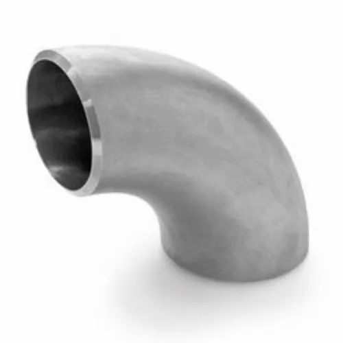 Butt Weld Elbow - MS Short Radius 1 Inch Size | Silver Stainless Steel Customizable End Connection Type