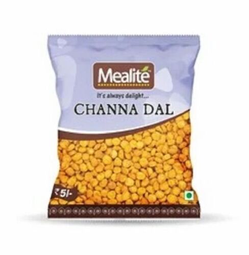 Channa Dal Packaging Pouch - Plastic Material , Printed Pattern for Secure and Convenient Storage