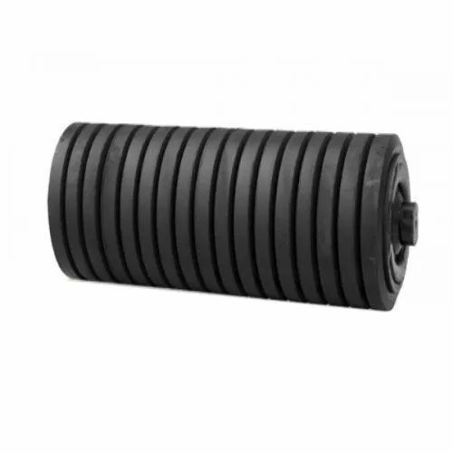 Conveyor Belt Rubber Roller - Color: Black