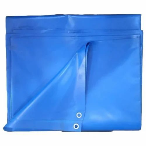 HDPE Tarpaulin - Industrial Standard Size, Blue | Tear Resistant, Plain Design, Pocket Friendly Rates, Quality Tested, Timely Delivery