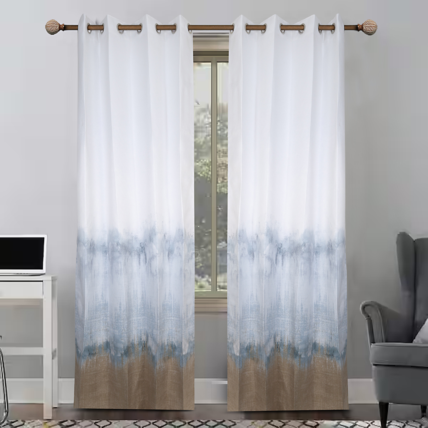 Home Curtain 015 - Color: Multicolor