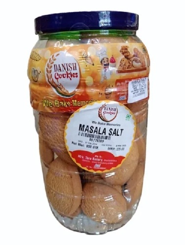 Masala Salt Cookies - Round Shape, Semi-Soft Texture, Sweet Taste | Delicious Vegetarian Treat from India