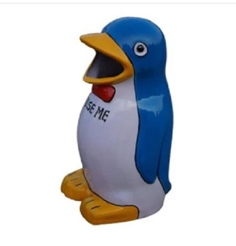 Open Mouth Penguin Dustbin