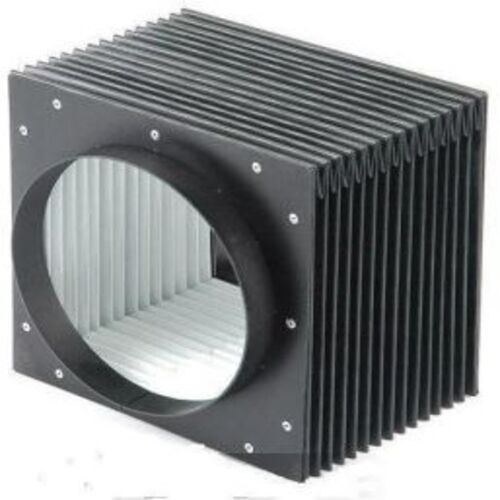 PVC Protective Bellow Cover - Square Shape, 1-5mm Thickness, Standard Size, Black Color | Ageing Resistant, Industrial Grade PVC Material