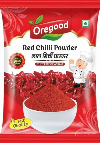 Red Chilli Powder Packaging Pouch - Plastic Material | Printed Design for Optimal Freshness and Flavor Preservation