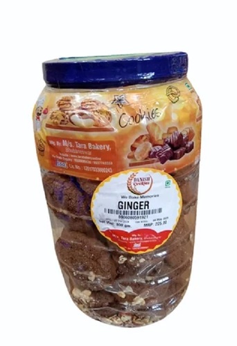 Round Sweet Ginger Cookies - Delicious Semi-Soft Texture | Vegetarian-Friendly Round Shape Sweet Taste Delightful Indian Inspired Flavor
