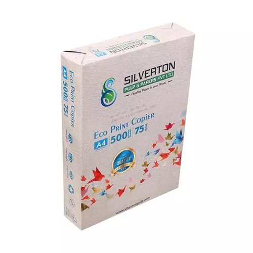 Silverton 75 Gsm White A4 Size Copier Paper 500 Sheets - Use: Photo Copy And Printing Use