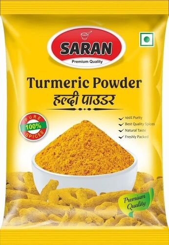 Turmeric Powder Packaging Pouch - Plastic Material, Printed Pattern | Versatile Use-Application for Culinary Needs