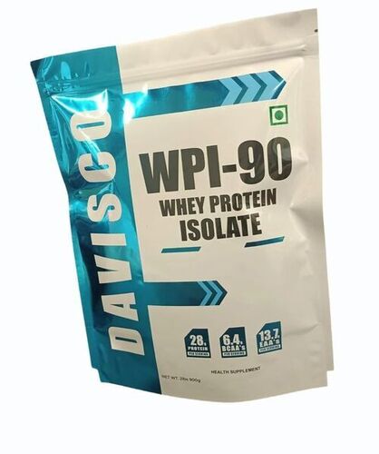 Whey Protein Packaging Pouch - BOPP Material, 6x4 Inches Size, Matte Finish, Multi-Layer Lamination, Zipper Closure, Digital Printed Design