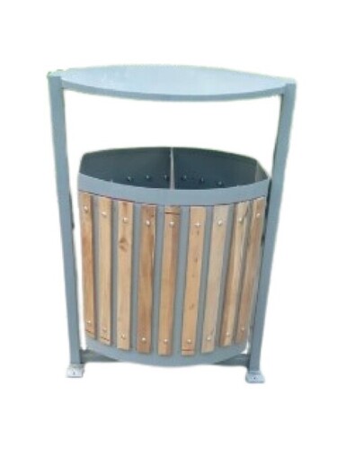Wooden Dustbin For Garden