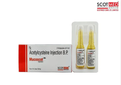 Acetylcysteine Injection - 200 mg/ml Dosage Form | Medicine Grade, Prescription Required, For Hospital and Clinic Use