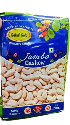 Cashew Nut Packaging Pouch - 0.5 Kg Capacity, LDPE Material, Printed Design with Rotogravure Technique, Multi Layer Laminated, Heat Sealed Closure